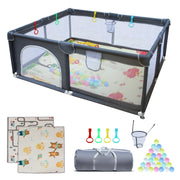 71' * 59' Baby Playard Cloth Playpen Removable Enclosures for Indoor and Outdoor Use Care for Children and Pets