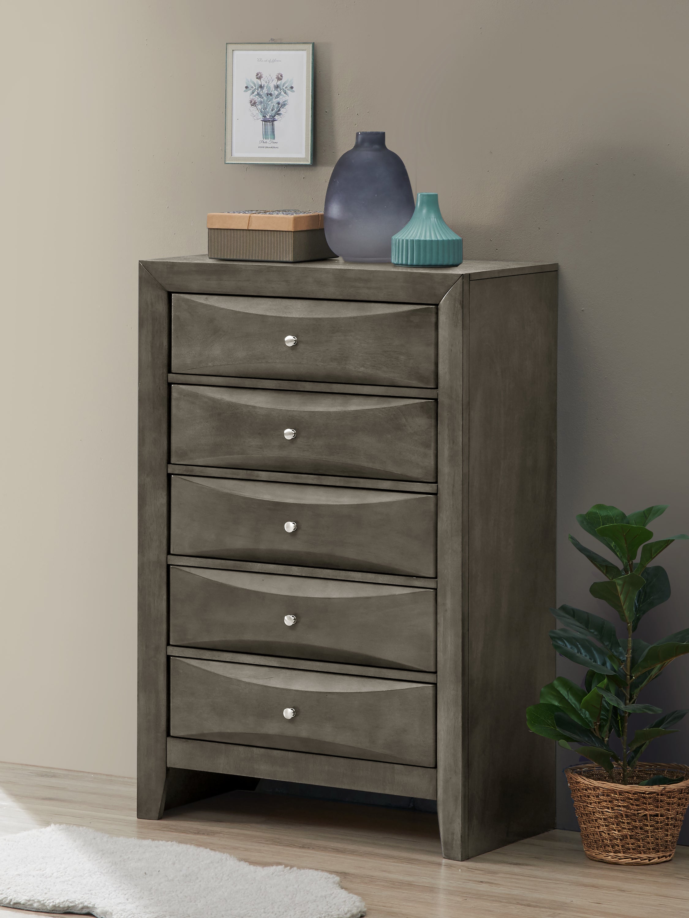 Marilla G1505-CH Chest , Gray