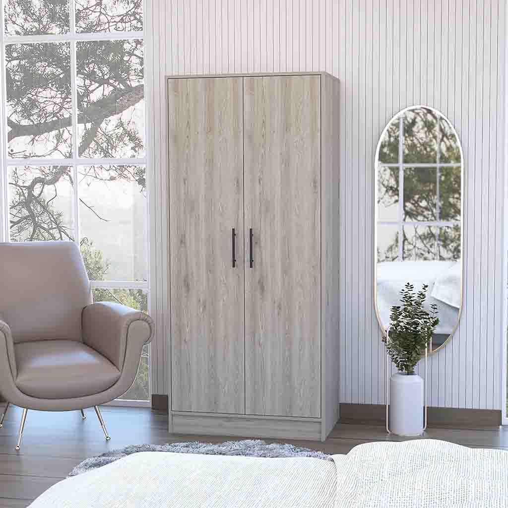 Rio Double Door Armoire, One Cabinet,  Hidden Drawer