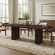 95INCHES DINING TABLE (Espresso)