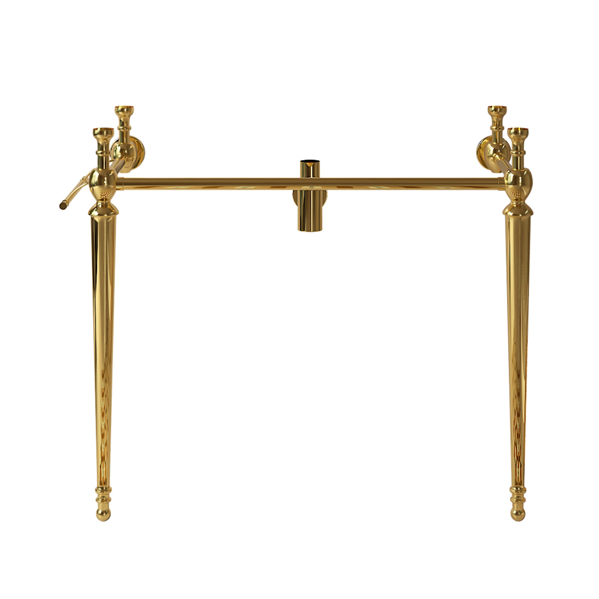 VICI 36' Freestanding Bathroom Console Iron Leg, NO Basin and Faucet, Gold