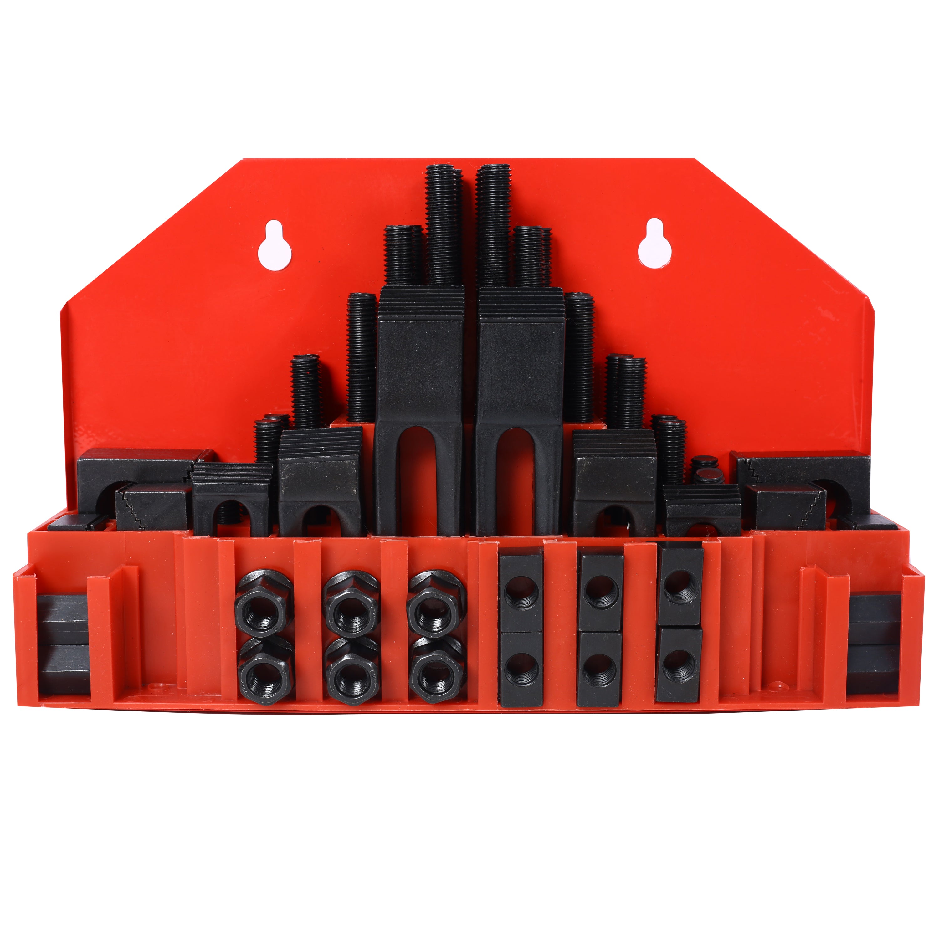 58Pc T-Slot Clamping Kit Mill Machinist Set With T-slot cleaner and Tightening Wrench (5/8 Table Slot 1/2-13 Stud Size)