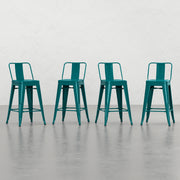 Keeley 24 inch Metal Counter Height Stool (Set of 4)