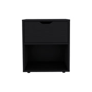 Nightstand Altheimer, Bedroom, Black