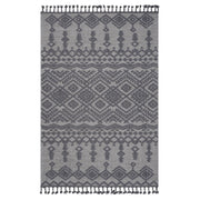 Guros Collection 6X9 White / Gray / Traditional Indoor / Outdoor Area Rug