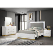Sophia White 4-piece Eastern King Bedroom Set