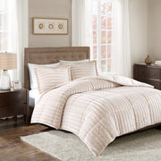King/Cal King Faux Fur Comforter Mini Set