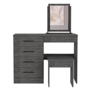 Makeup Dressing Table Roxx, Bedroom, Smokey Oak