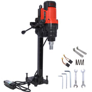 Diamond Core Drilling Machine, 8in Wet&Dry Concrete Core Drill Rig with Stand, 850RPM Speed,8in Drilling Diameter for Concrete Brick Block Stone, 3000W