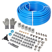3/4' x 200ft  Air Compressor Piping, High Quality PEX-AL-PEX Tubing, Air Hose Kit Air Compressor Accessories,Blue Tubing