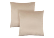 Pillows, Set Of 2, 18 X 18 Square, Insert Included, Decorative Throw, Accent, Sofa, Couch, Bedroom, Gold Hypoallergenic Polyester, Modern