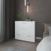 White Dresser with 4 Spacious Drawers