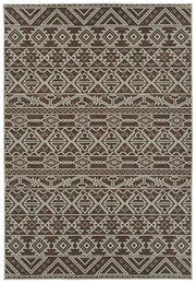 Contemporary, Transitional, Geometric, Textured, High-Low Cut & Loop 2' x 3' Rectangle Throw Rug