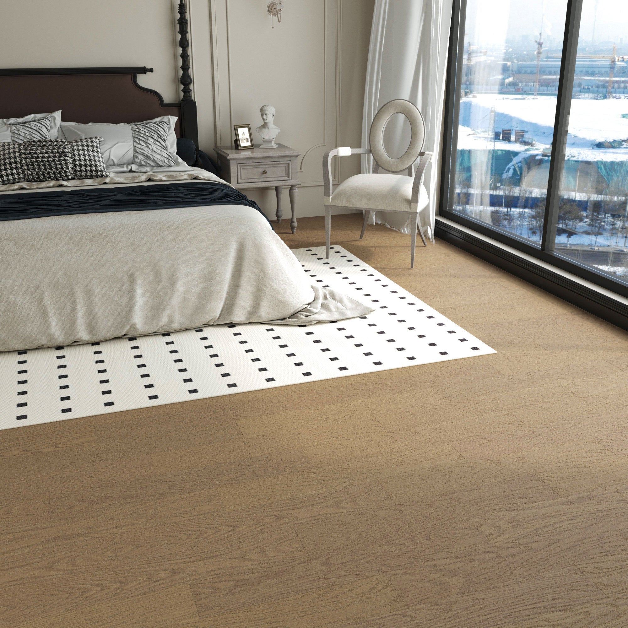 Dark Oak 0.59 in. T x 35.83 in. L x 4.92 in. W Tongue and Groove Engineered Hardwood Flooring (24.49 sq. ft. / 20-pack)