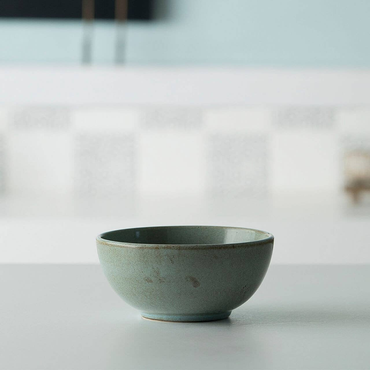Handcrafted Aqua Rustic Ceramic Soup Bowl – 600 ML - Elegant Dining Bowl