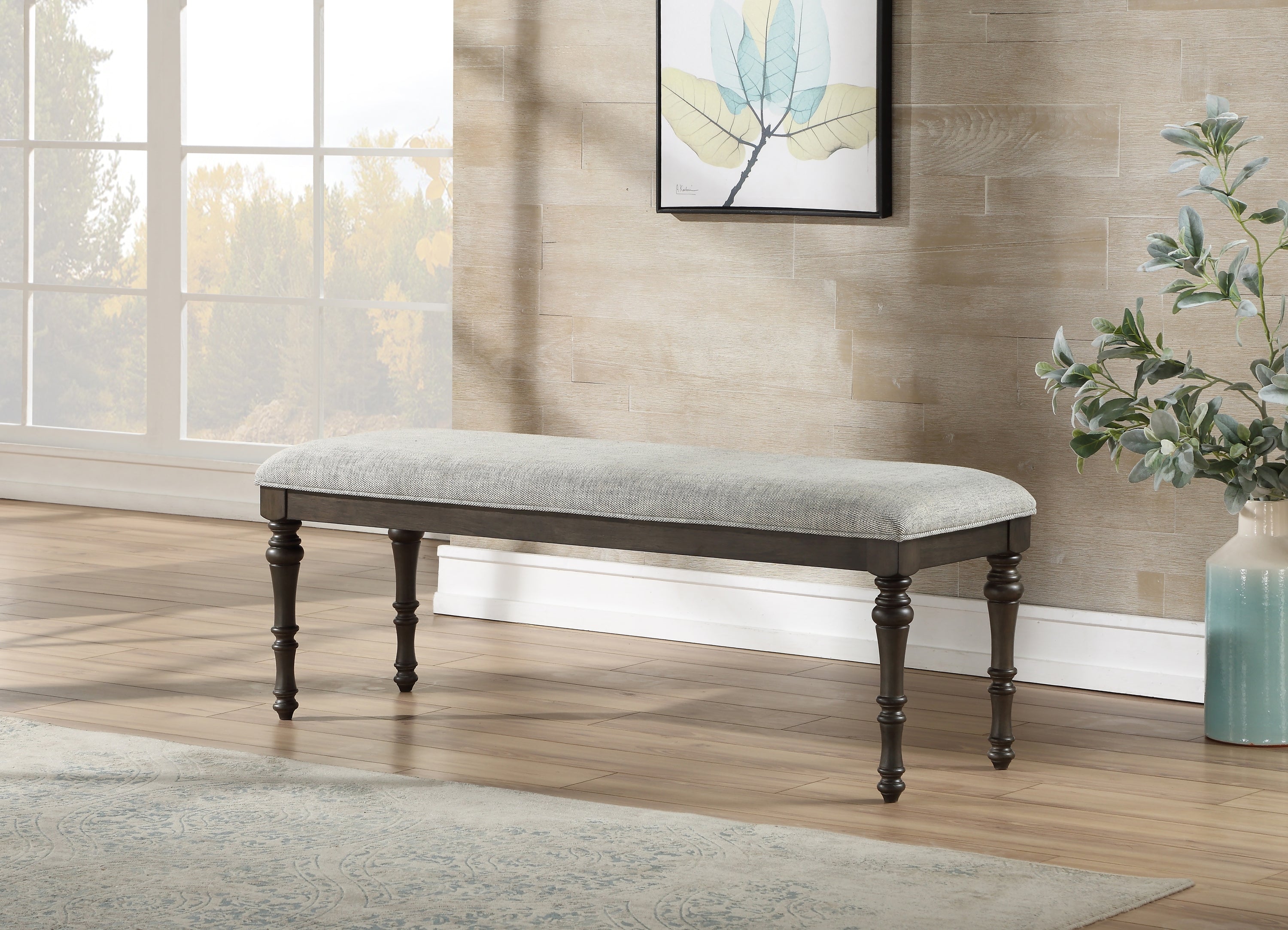 Linnett - Bench - Dark Brown