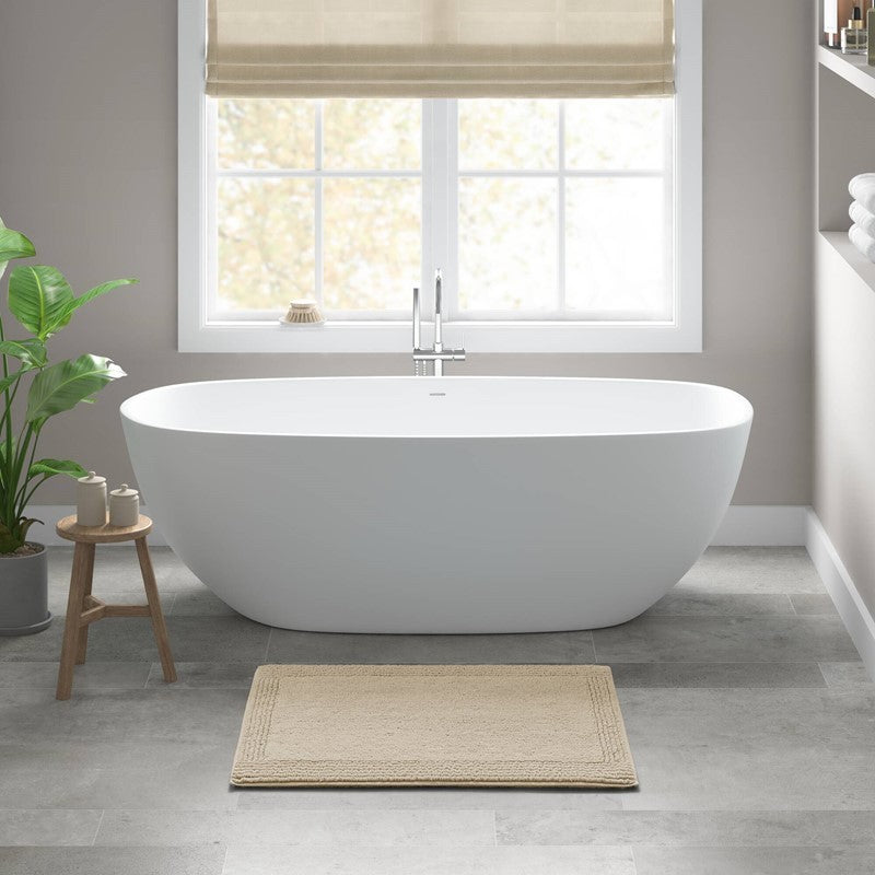 1 PCS 20x30' 100% Cotton Tufted 3000 GSM Reversible Bath Rug Natural