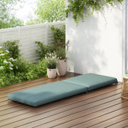 Noah Outdoor Chaise Lounge Cushion, Teal