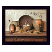 'By Grace' By Susan Boyer, Printed Wall Art, Ready To Hang Framed Poster, Black Frame