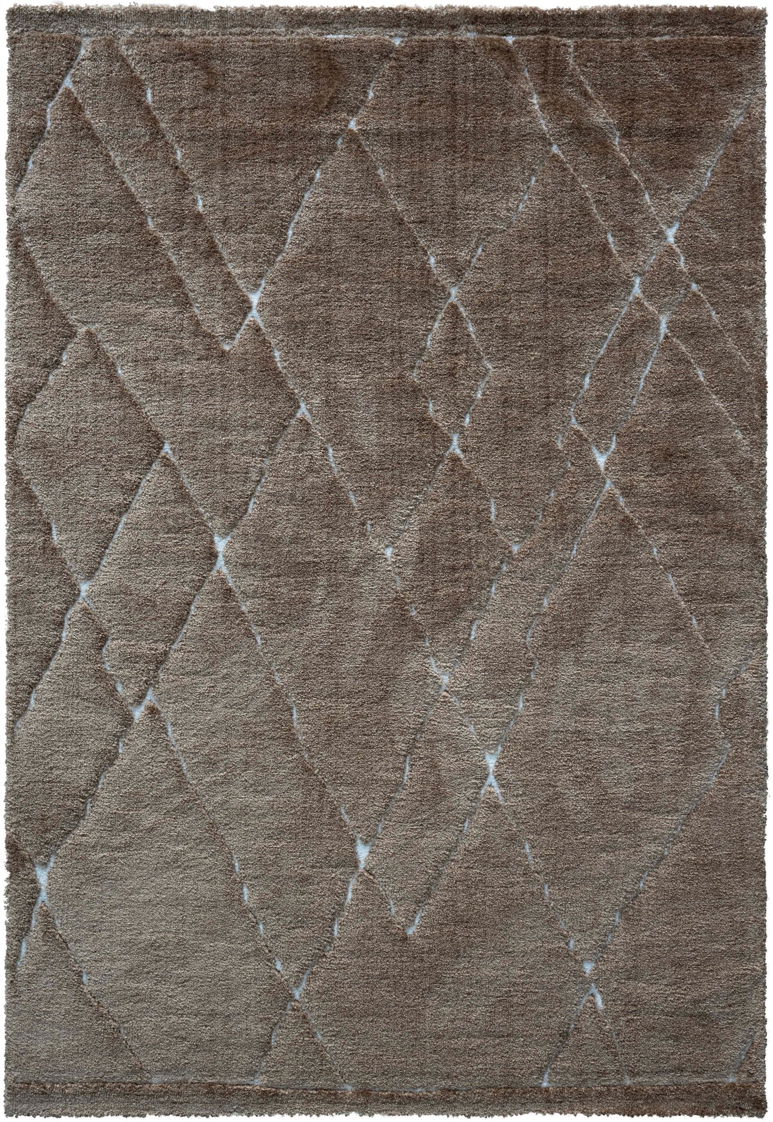 Nina Madison Brown, Copper, Rust and Ivory Recycled Polyester Area Rug