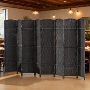 8 Panel Folding Room Divider Screen Privacy Screen Freestanding