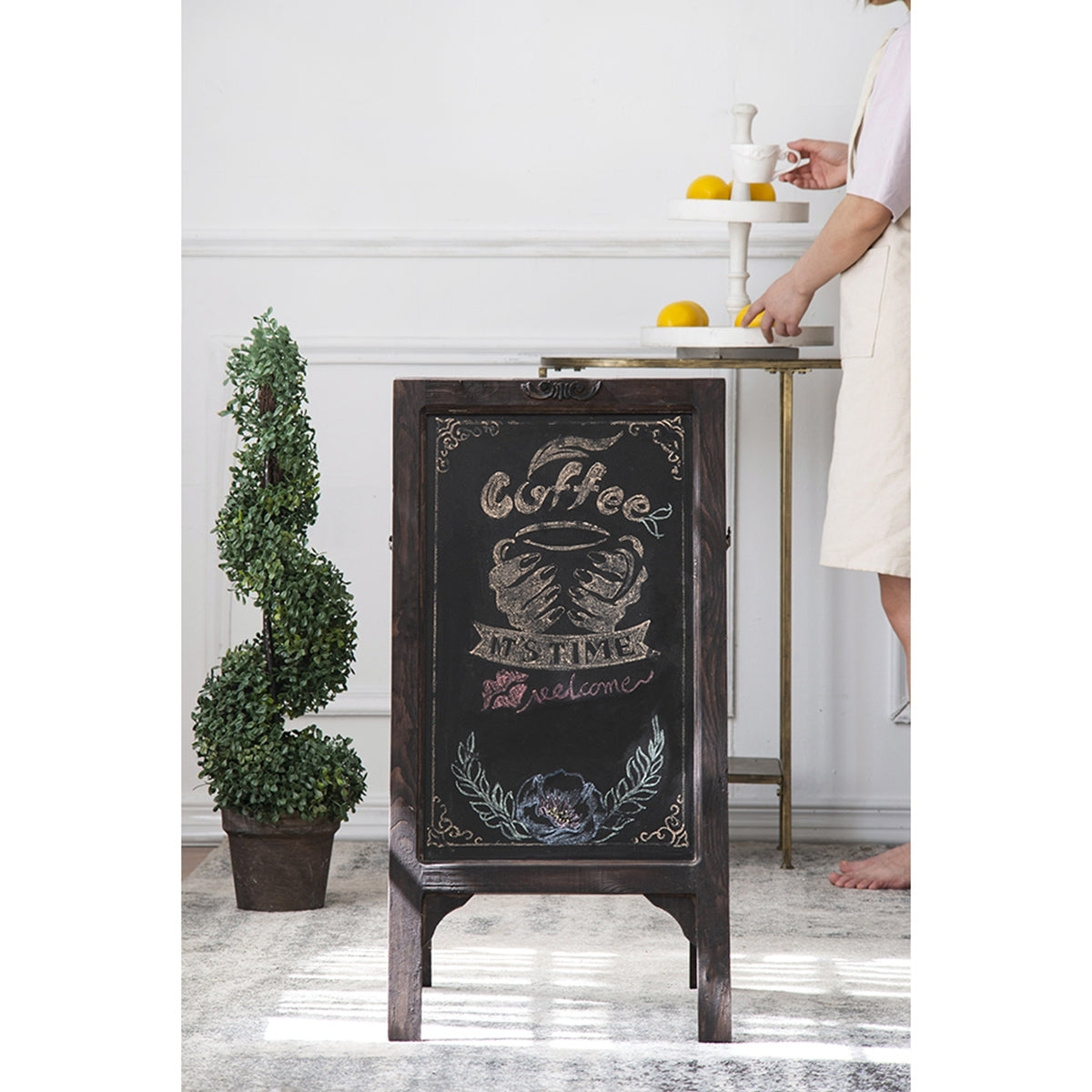 19.7x15.7x25.2' Tratteria Blackboard Stand