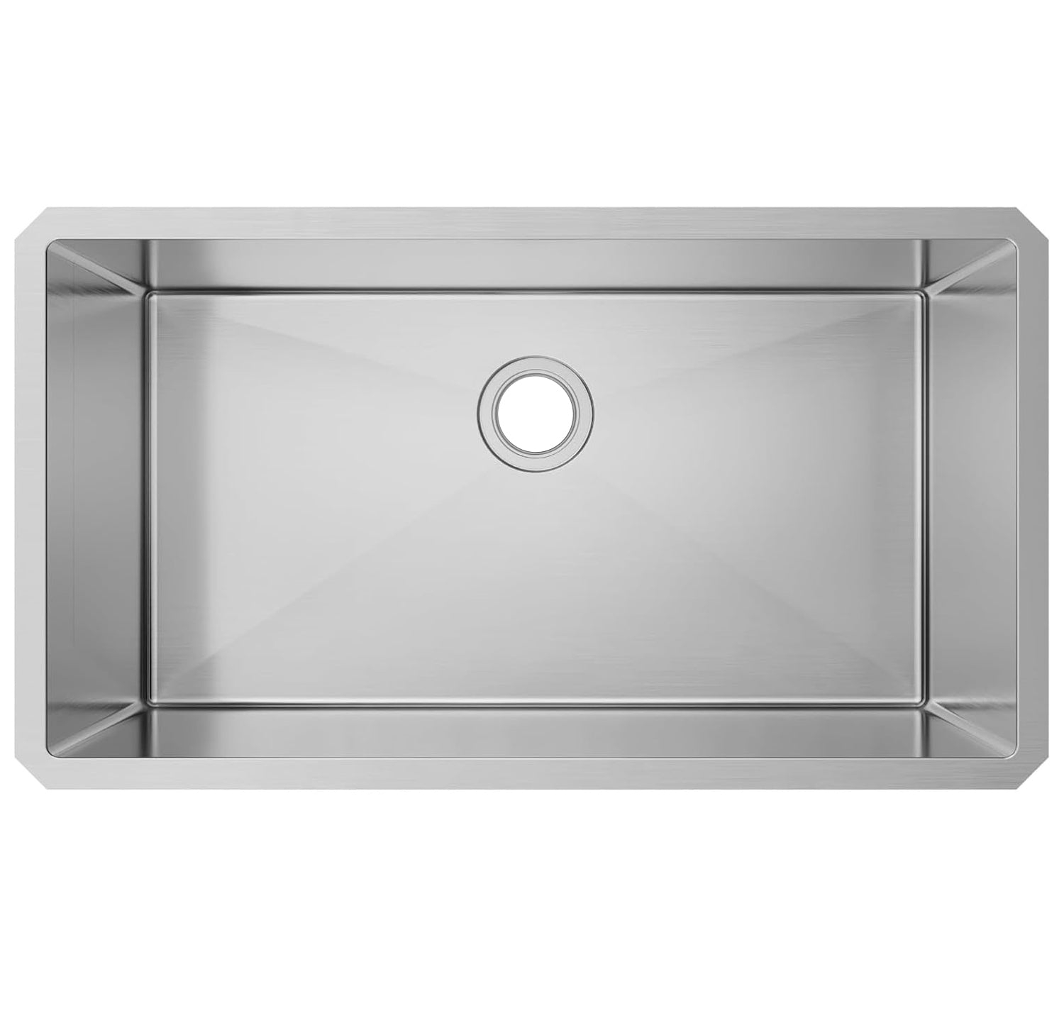 32' L X 19' W Undermount Single Bowl 18 Gauge 304 Stainless Steel Kitchen Sink (Sink Only)