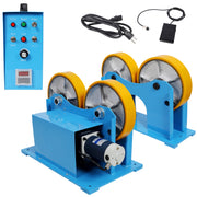 Blue Steel 110V Turning Rolls Linkage Roller with Control Box and Foot Switch, 1000KG Loading Capacity