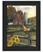 'Early Rooster' by Ed Wargo, Ready to Hang Framed Print, Black Frame