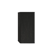 CC0414S308  Striped Brushed Black Oak FloatingBathroom Floating Side Cabinet, Wall-mounted Storage Cabinet for Small Spaces, Pre-assembled