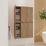 36' Bathroom Side Cabinet,6-Soft Close Doors,Float Mounting Design, 00512IMO*3-00112IMO*3 (KD-Packing)