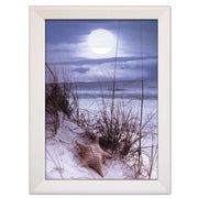 'The Seashore' By John Jones, Printed Wall Art, Ready To Hang Framed Poster, White Frame