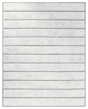 Isabel  Ivory and Natural Wool High - Low Area Rug