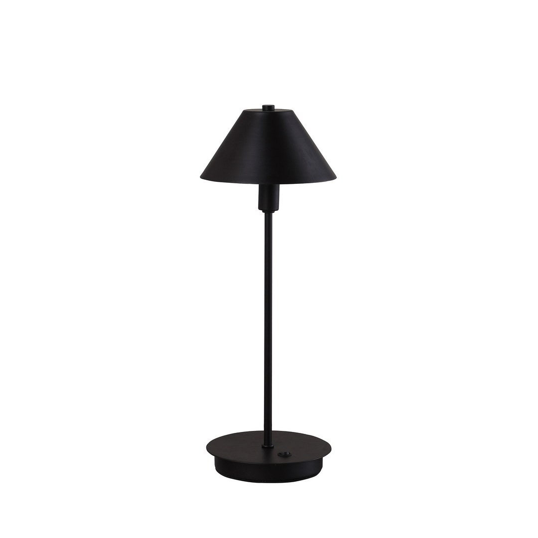 17.5' In Rowan Matte Powder Black G-9 Table Lamp
