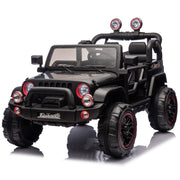 24V Kids Ride On Electric Car W/Parents Control,Seat width 20in,2WD,Rear suspension,Trunk storage,Portable pull rod,Light&Searchlight,Bluetooth,USB,Provide a speed of 2.5-4MPH for Kids Aged 3-8.