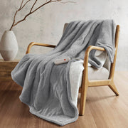 1 PCS 50x60' Dream Soft Heated Throw Grey