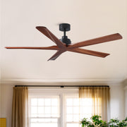 60' Black Lowe Profile Ceiling Fan without Light