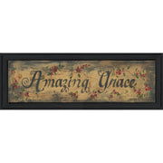 'Amazing Grace' By Gail Eads, Printed Wall Art, Ready To Hang Framed Poster, Black Frame