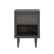 Nystrom Faux Wood Single Drawer Nightstand