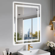 24x36 Inch Frameless LED Bathroom Mirror,Smart Mirror