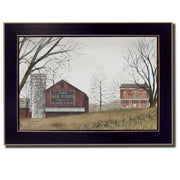 'Mail Pouch Barn' By Billy Jacobs, Printed Wall Art, Ready To Hang Framed Poster, Black Frame