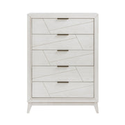 Antique White Finish Storage Drawers Chest Modern Bedroom Furniture 1pc