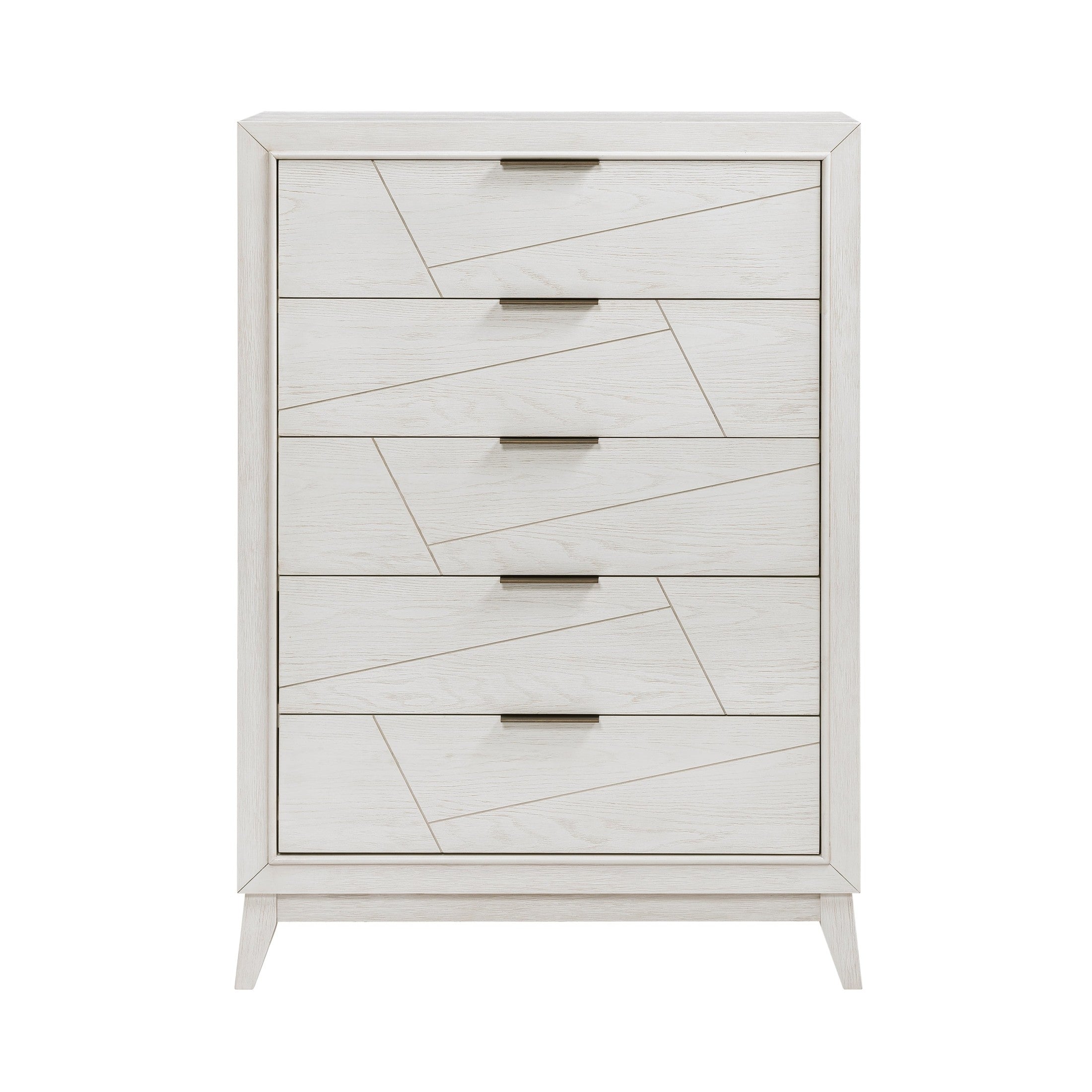 Antique White Finish Storage Drawers Chest Modern Bedroom Furniture 1pc