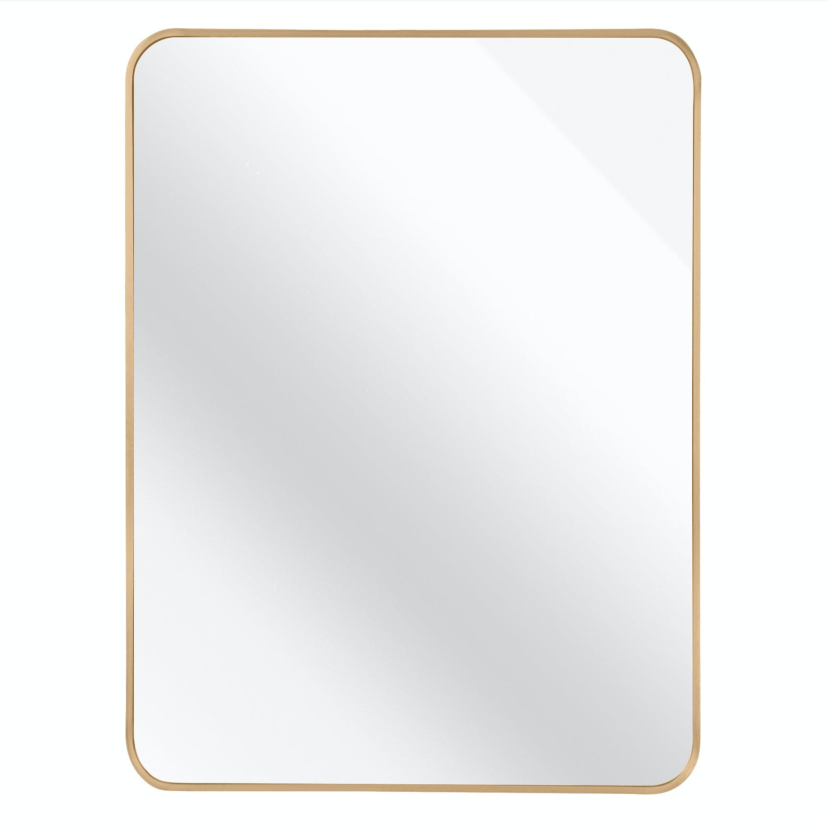 Gold 30 'x40' Rectangular Bathroom Wall Mirror