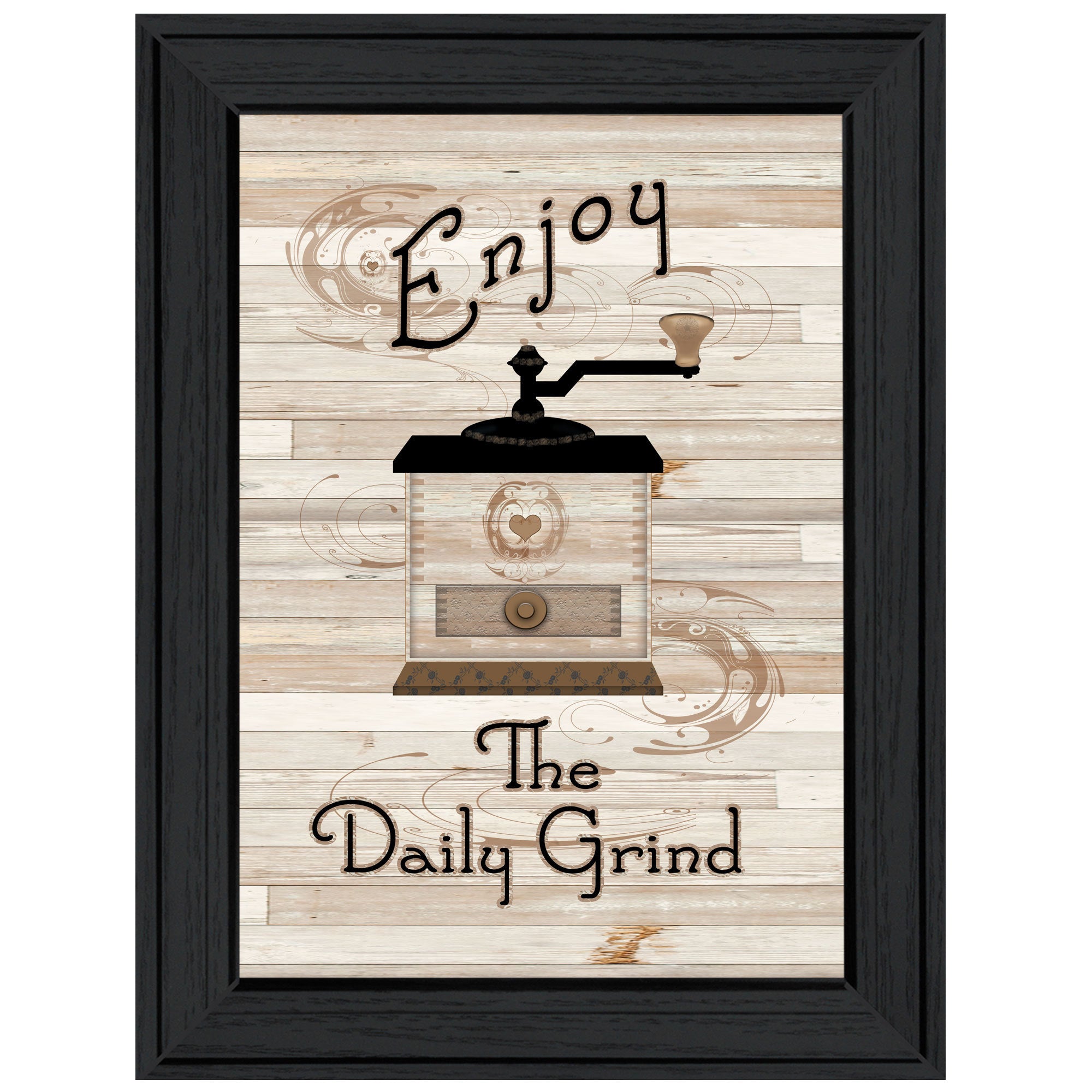 'The Daily Grind' by Millwork Engineering, Ready to Hang Framed Print, Black Frame