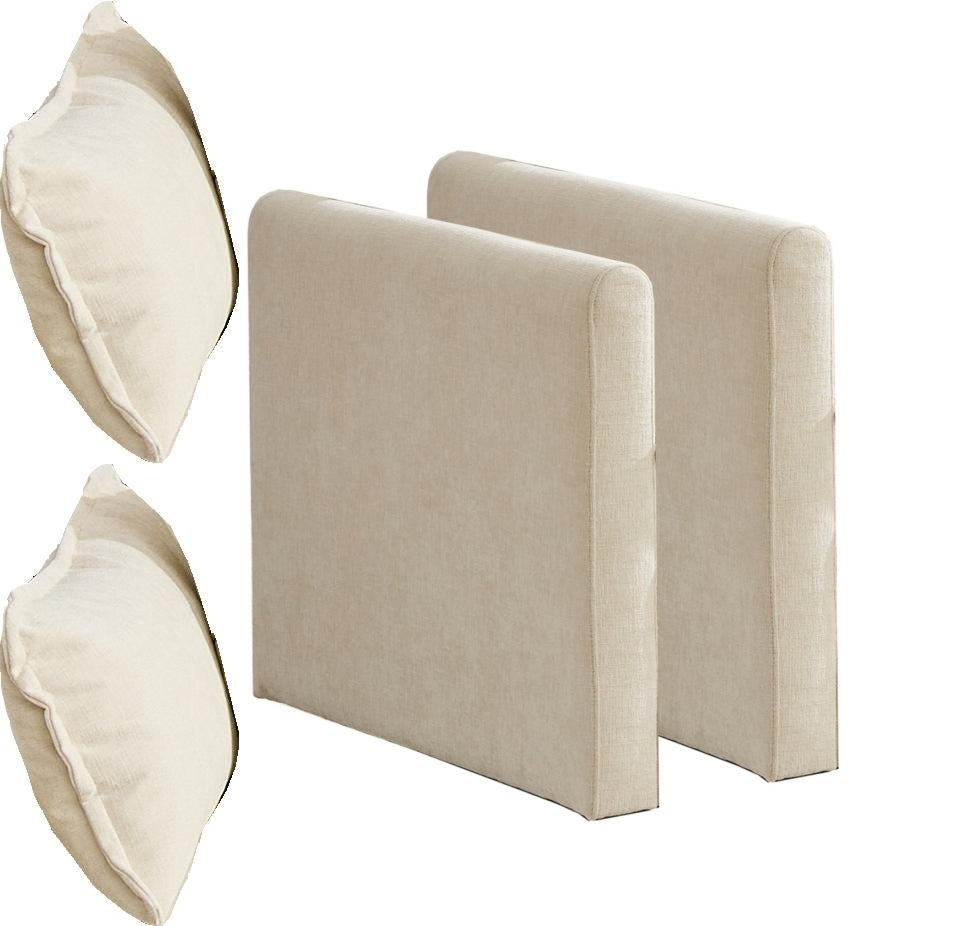 Cloud Sofa Armrests only, Modern Sectional Couch, for Living Room Bedroom and Apartment, Comfy Double Layer Upholstered Seat Cushion, Breathable Chenille Fabric, Beige