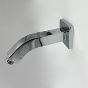 Square Shower Arm with Flange, 1/2 NPT Tapered Threads, Rain Shower Head Arm, Wall Mount Shower Extension Arm