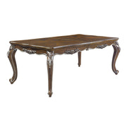 Latisha Antique Oak Finish Dining Table w/Leaf