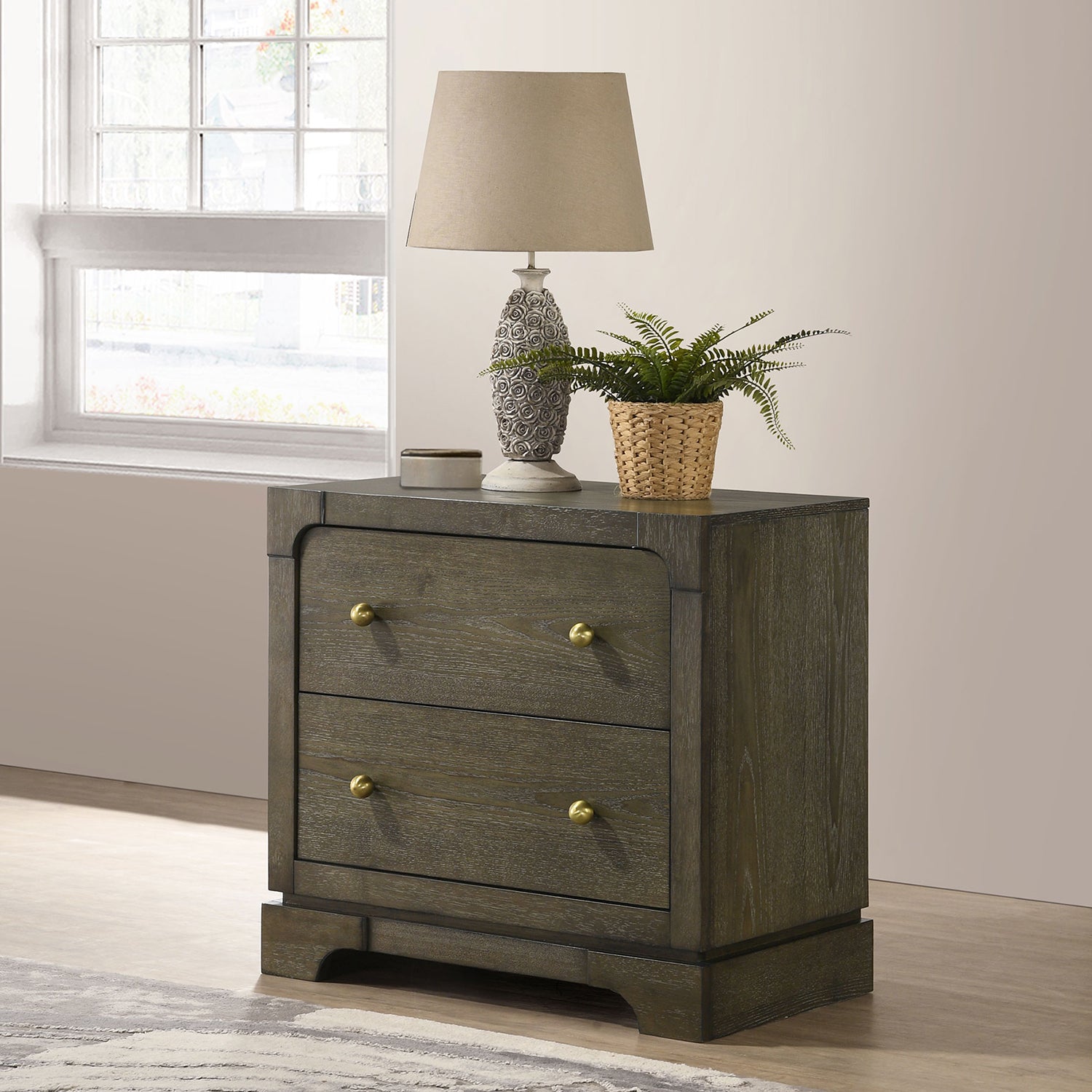 Sundance Dark Cocoa 2-drawer Nightstand Bedside Table